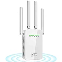 Los mejores  - NFSK Amplificador Señal WiFi- 300Mbps-2.4 GHz Repetidores WiFi Amplificador Extensor de WiFi con Largo Alcance Modo…